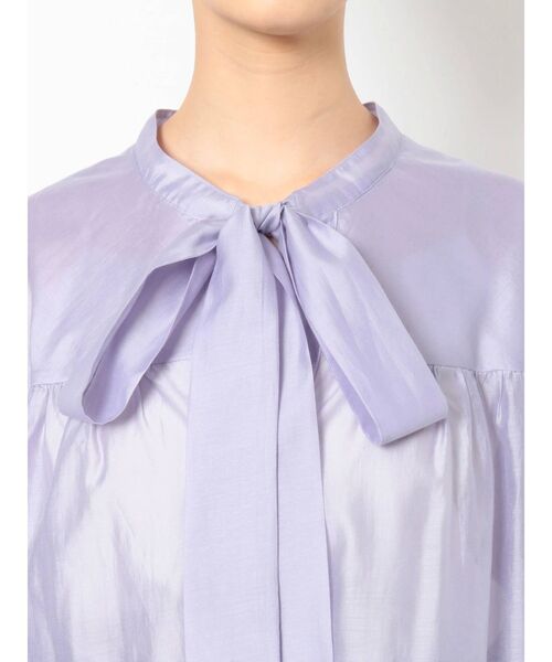 MERCURYDUO（マーキュリーデュオ）の「2WAYシアーギャザーブラウス（シャツ/ブラウス・レディース・ラベンダー/イエロー/オフホワイト・FREE）」の17枚目の写真