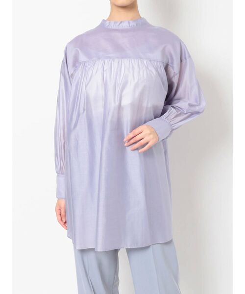 MERCURYDUO（マーキュリーデュオ）の「2WAYシアーギャザーブラウス（シャツ/ブラウス・レディース・ラベンダー/イエロー/オフホワイト・FREE）」の20枚目の写真