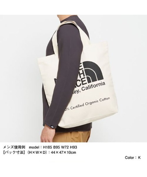 COMPLETE WORKS(コンプリートワークス)の「THE NORTH FACE 「TNF Organic Cotton Tote」 TNFオーガニックコットントート ナチュラル NM81971(ショルダーバッグ・メンズ・ホワイト系1/ホワイト系2/ホワイト系3/ホワイト系4/ホワイト系5・ONE SIZE)」の7枚目の写真