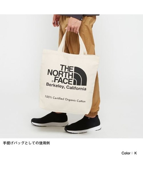 COMPLETE WORKS(コンプリートワークス)の「THE NORTH FACE 「TNF Organic Cotton Tote」 TNFオーガニックコットントート ナチュラル NM81971(ショルダーバッグ・メンズ・ホワイト系1/ホワイト系2/ホワイト系3/ホワイト系4/ホワイト系5・ONE SIZE)」の8枚目の写真
