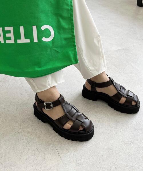 CITEN(シテン)の「<CITEN(シテン)>トラックソール グルカサンダル(サンダル・レディース・ダークブラウン/ブラック・L/S/M)」の20枚目の写真