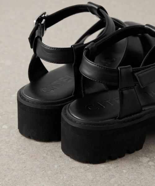 CITEN(シテン)の「<CITEN(シテン)>トラックソール グルカサンダル(サンダル・レディース・ダークブラウン/ブラック・L/S/M)」の17枚目の写真
