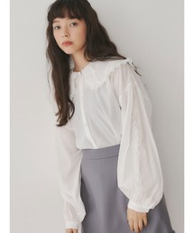 merry jenny | lusterフリルレースチュニック(シャツ/ブラウス)