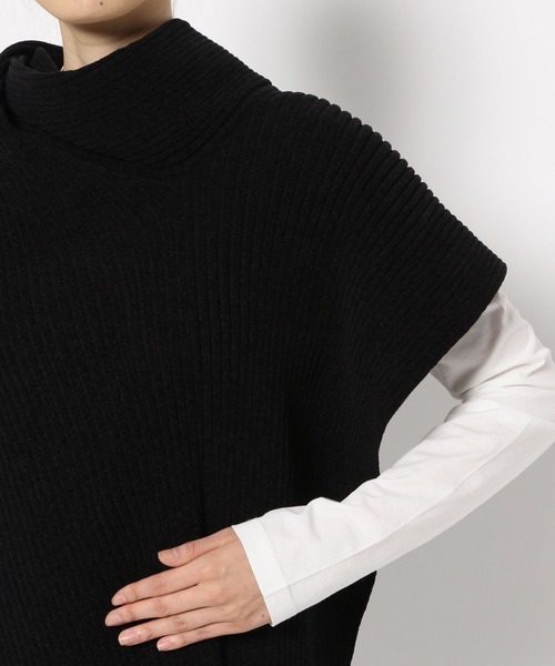 PAGEBOY（ページボーイ）の「CORE / ジレストール（ストール/ショール・レディース・ブラック/オフホワイト/イエロー・FREE）」の17枚目の写真