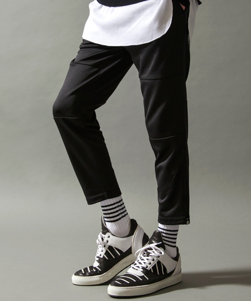 MONKEY TIME(モンキータイム)の「<monkey time> ∴ FLEECE ZIP EASY PT/パンツ ◆(その他パンツ・メンズ・ブラック/グレー・SMALL/LARGE/MEDIUM/X-LARGE)」の2枚目の写真