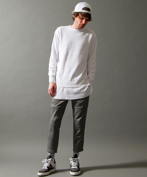 MONKEY TIME(モンキータイム)の「<monkey time> ∴ FLEECE ZIP EASY PT/パンツ ◆(その他パンツ・メンズ・ブラック/グレー・SMALL/LARGE/MEDIUM/X-LARGE)」の6枚目の写真