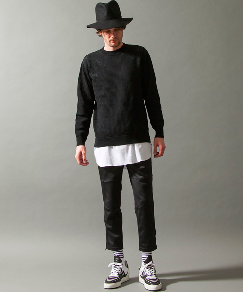 MONKEY TIME(モンキータイム)の「<monkey time> ∴ FLEECE ZIP EASY PT/パンツ ◆(その他パンツ・メンズ・ブラック/グレー・SMALL/LARGE/MEDIUM/X-LARGE)」の7枚目の写真