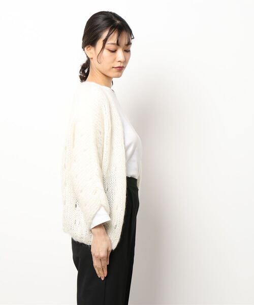 note et silence （ノートエシロンス）の「■VEST COSSETTE（カーディガン/ボレロ・レディース・アイボリー・FREE）」の2枚目の写真