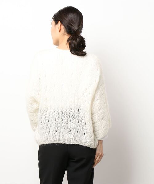 note et silence （ノートエシロンス）の「■VEST COSSETTE（カーディガン/ボレロ・レディース・アイボリー・FREE）」の3枚目の写真