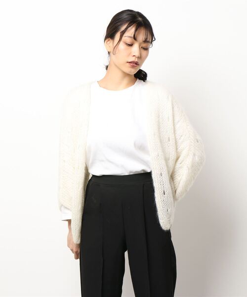 note et silence （ノートエシロンス）の「■VEST COSSETTE（カーディガン/ボレロ・レディース・アイボリー・FREE）」の4枚目の写真