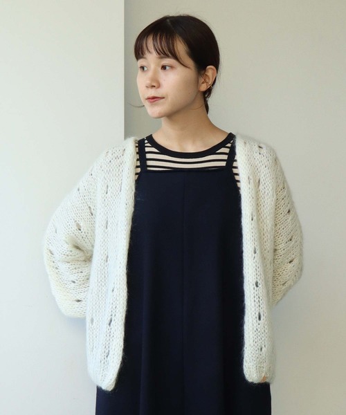 note et silence （ノートエシロンス）の「■VEST COSSETTE（カーディガン/ボレロ・レディース・アイボリー・FREE）」の5枚目の写真