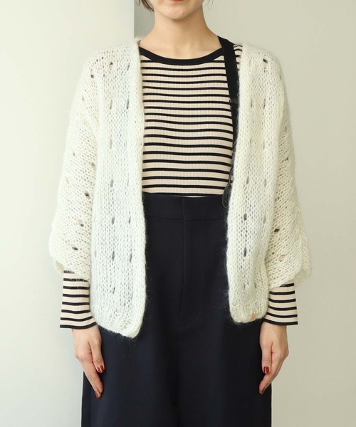 note et silence （ノートエシロンス）の「■VEST COSSETTE（カーディガン/ボレロ・レディース・アイボリー・FREE）」の15枚目の写真