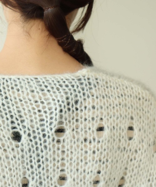 note et silence （ノートエシロンス）の「■VEST COSSETTE（カーディガン/ボレロ・レディース・アイボリー・FREE）」の19枚目の写真