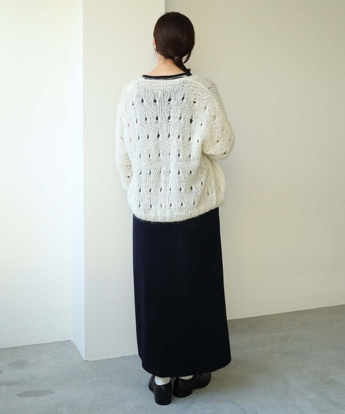 note et silence （ノートエシロンス）の「■VEST COSSETTE（カーディガン/ボレロ・レディース・アイボリー・FREE）」の12枚目の写真