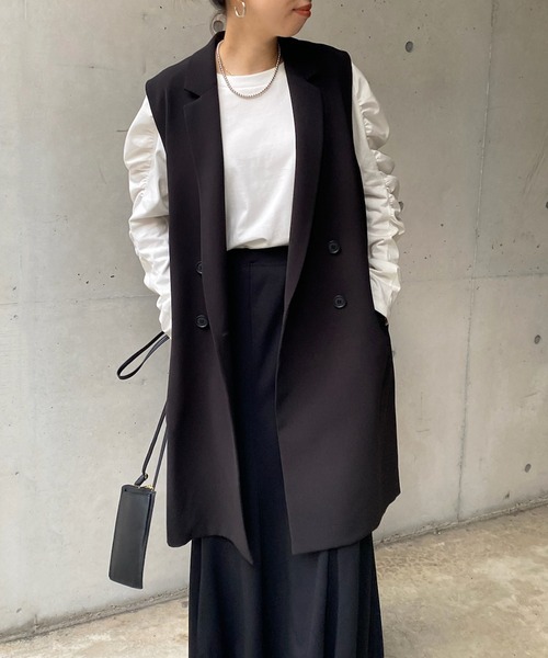 DouDou（ドゥドゥ）の「ダブルロングジレ（ベスト）」 - WEAR