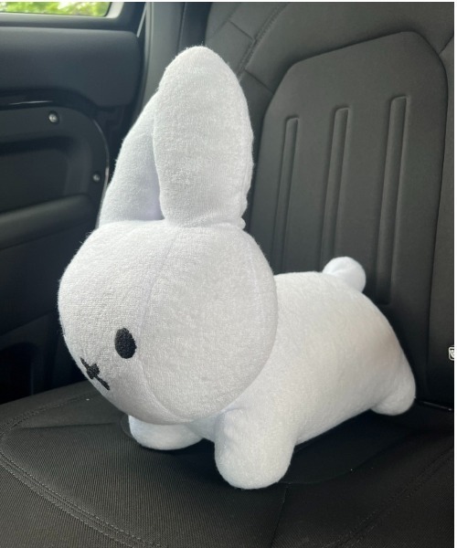 シートベルトクッション うさぎ ｜ミッフィー 車 ドライブ（クッション