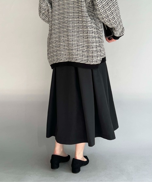 PICCIN(ピッチン)の「タックフレアスカート(スカート・レディース・ブラック/ベージュ/エメラルド・M)」の16枚目の写真
