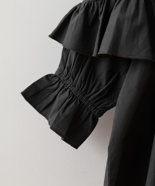 CIAOPANIC TYPY(チャオパニックティピー)の「【KIDS】indiaフリルブラウス(シャツ/ブラウス・キッズ・チャコールグレー/イエロー/レッド・SMALL/MEDIUM/LARGE/X-LARGE/XX-LARGE)」の5枚目の写真