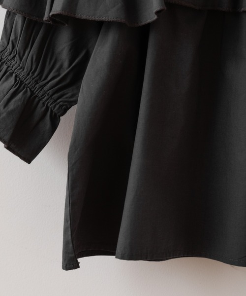 CIAOPANIC TYPY(チャオパニックティピー)の「【KIDS】indiaフリルブラウス(シャツ/ブラウス・キッズ・チャコールグレー/イエロー/レッド・SMALL/MEDIUM/LARGE/X-LARGE/XX-LARGE)」の6枚目の写真