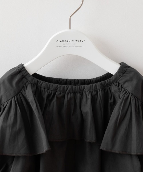 CIAOPANIC TYPY(チャオパニックティピー)の「【KIDS】indiaフリルブラウス(シャツ/ブラウス・キッズ・チャコールグレー/イエロー/レッド・SMALL/MEDIUM/LARGE/X-LARGE/XX-LARGE)」の11枚目の写真