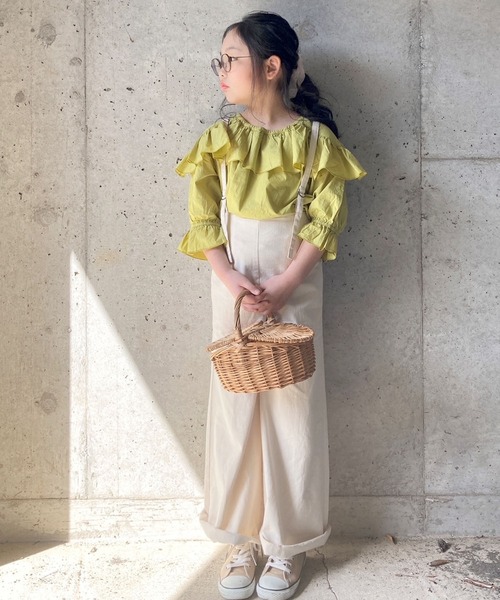 CIAOPANIC TYPY(チャオパニックティピー)の「【KIDS】indiaフリルブラウス(シャツ/ブラウス・キッズ・チャコールグレー/イエロー/レッド・SMALL/MEDIUM/LARGE/X-LARGE/XX-LARGE)」の17枚目の写真