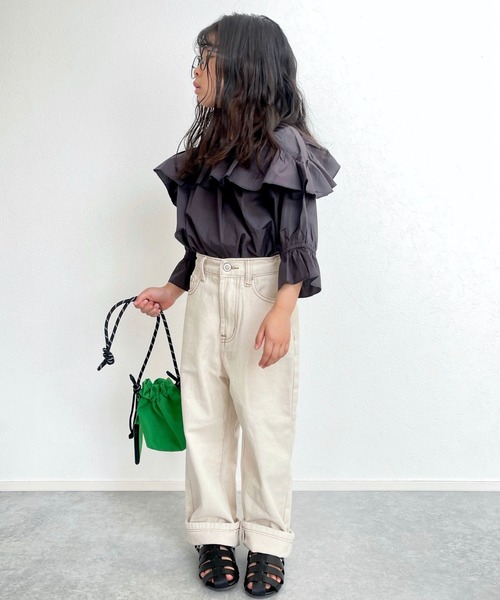 CIAOPANIC TYPY(チャオパニックティピー)の「【KIDS】indiaフリルブラウス(シャツ/ブラウス・キッズ・チャコールグレー/イエロー/レッド・SMALL/MEDIUM/LARGE/X-LARGE/XX-LARGE)」の20枚目の写真