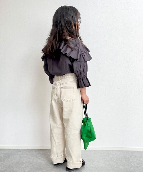 CIAOPANIC TYPY(チャオパニックティピー)の「【KIDS】indiaフリルブラウス(シャツ/ブラウス・キッズ・チャコールグレー/イエロー/レッド・SMALL/MEDIUM/LARGE/X-LARGE/XX-LARGE)」の18枚目の写真