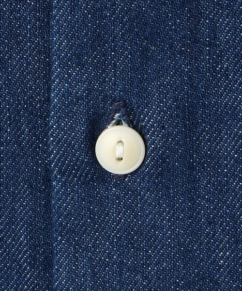 Toironier（トワロニエ）の「Toironier/トワロニエ/Denim Mao Shirt/デニムマオカラーシャツ（シャツ/ブラウス・メンズ・インディゴブルー・FREE）」の22枚目の写真