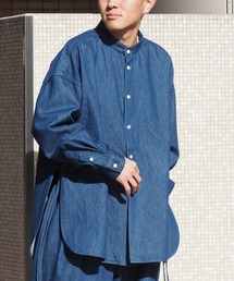 Toironier | Toironier/トワロニエ/Denim Mao Shirt/デニムマオカラーシャツ(シャツ/ブラウス)
