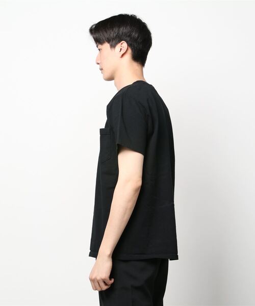 Goodwear(Since1983)（グッドウェア）の「GOODWEAR/グッドウエア　ショートスリーブ　ポケットTEE　SHORTSLEEVE POCKET TEE　22SS（Tシャツ/カットソー・メンズ・ホワイト/チャコールグレー/ブラック/ミント/ナチュラル/オレンジ系その他/スモークピンク/ライトブルーグレー・M/L/XL）」の20枚目の写真