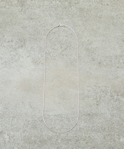 And A（アンドエー）の「And A アンドエー / Link chain necklace スネークチェーンネックレス チョーカー（シルバー925）（ネックレス・メンズ・シルバー・60cm/40cm/50cm）」の14枚目の写真