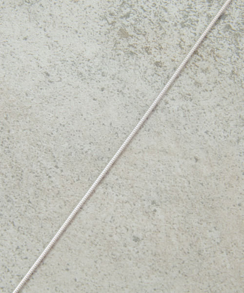 And A（アンドエー）の「And A アンドエー / Link chain necklace スネークチェーンネックレス チョーカー（シルバー925）（ネックレス・メンズ・シルバー・60cm/40cm/50cm）」の12枚目の写真