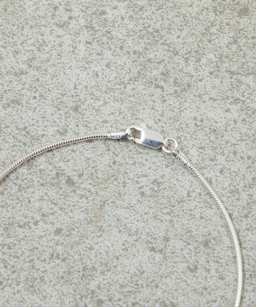 And A（アンドエー）の「And A アンドエー / Link chain necklace スネークチェーンネックレス チョーカー（シルバー925）（ネックレス・メンズ・シルバー・60cm/40cm/50cm）」の11枚目の写真