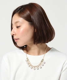 LEPSIM | パールダイヤレーンネックレス　559273(ネックレス)