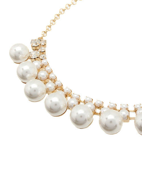 LEPSIM（レプシィム）の「パールダイヤレーンネックレス　559273（ネックレス・レディース・シルバー/ゴールド/ブルー・ONE SIZE）」の7枚目の写真