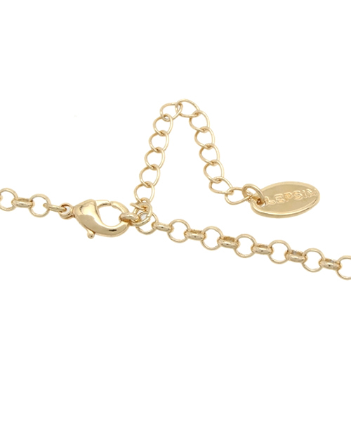 LEPSIM（レプシィム）の「パールダイヤレーンネックレス　559273（ネックレス・レディース・シルバー/ゴールド/ブルー・ONE SIZE）」の8枚目の写真