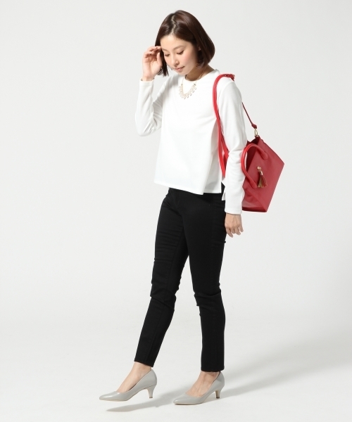 LEPSIM（レプシィム）の「パールダイヤレーンネックレス　559273（ネックレス・レディース・シルバー/ゴールド/ブルー・ONE SIZE）」の6枚目の写真