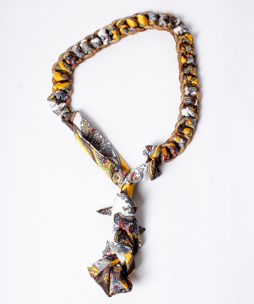 FUNALIVE（ファンアライブ）の「Smooch　スカーフベルト（ベルト・レディース・レッド/イエロー/ネイビー・FREE）」の3枚目の写真