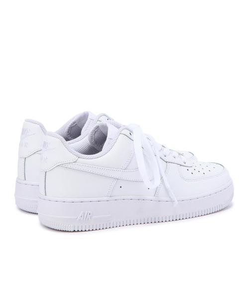 NIKE（ナイキ）の「NIKE エアフォース1 GS（スニーカー・レディース・ホワイト・24.5cm/24cm/23cm/25cm/23.5cm）」の2枚目の写真