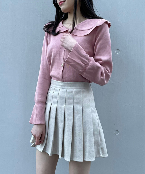 titty＆Co. PETIT（ティティアンドコープティ）の「【titty&Co.PETIT】プリーツスカパン（スカート・レディース・ベージュ/ブラック・X-SMALL/FREE）」の5枚目の写真