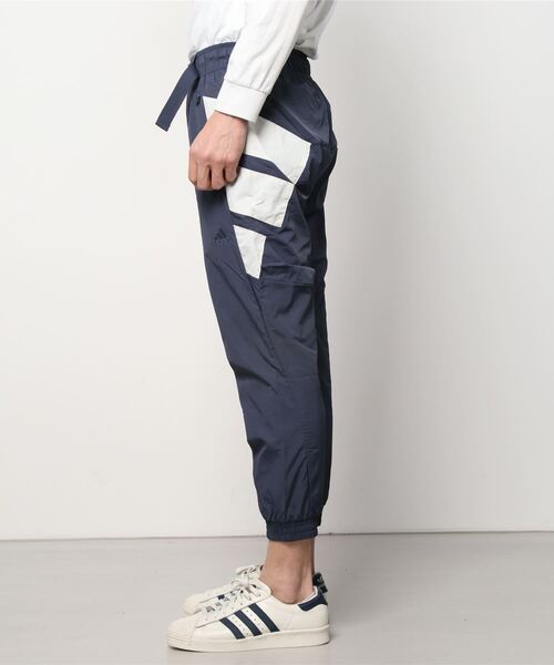 adidas（アディダス）の「【別注】アディダス adidas M ST BRAND ウーブンパンツ 限定コラボ（その他パンツ・メンズ・ブラック/ネイビー・LL/3L/L/M/4L）」の4枚目の写真