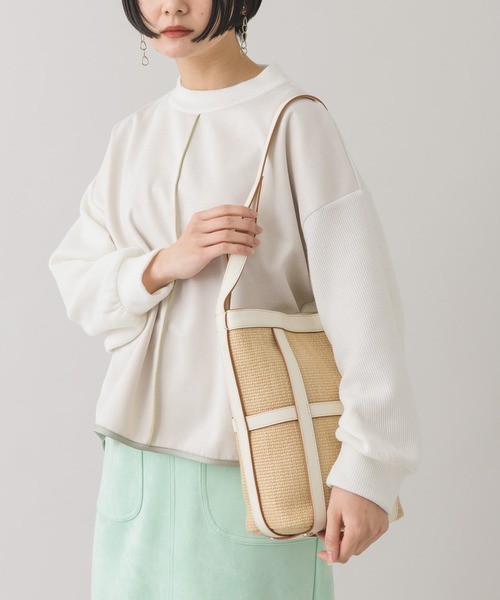 story.（ストーリー）の「story. レザーテープ雑材バッグ（かごバッグ・レディース・ホワイト/ブラック・FREE）」の19枚目の写真