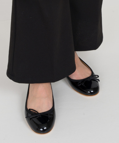 FABIO RUSCONI/ファビオ ルスコーニ】フラットシューズ エナメル