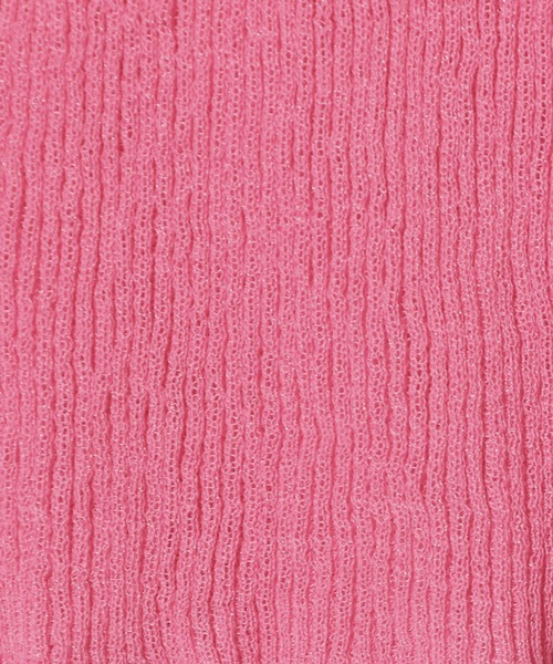 ESTNATION(エストネーション)の「ESTNATION / シアーリブクルーネックニット(ニット/セーター・レディース・グレー/オフホワイト/ピンク・FREE)」の9枚目の写真