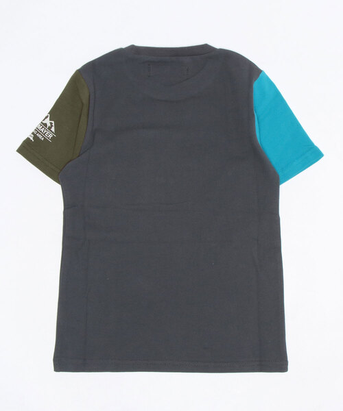 KRIFF MAYER Kid's Collection（クリフメイヤーキッズコレクション）の「さらのびポケTEE（Tシャツ/カットソー・キッズ・オフホワイト/カーキ/ターコイズブルー/カラフル/チャコール・120/130/140/150/160/170）」の15枚目の写真