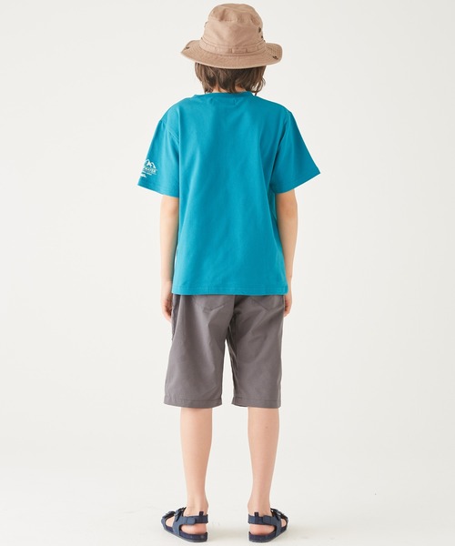 KRIFF MAYER Kid's Collection（クリフメイヤーキッズコレクション）の「さらのびポケTEE（Tシャツ/カットソー・キッズ・オフホワイト/カーキ/ターコイズブルー/カラフル/チャコール・120/130/140/150/160/170）」の8枚目の写真