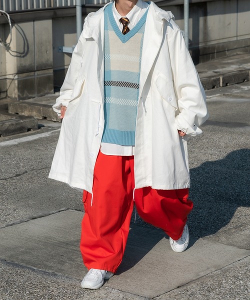 Perushu（ペルーシュ）の「バルーンカーゴパンツ（その他パンツ・メンズ・オフホワイト/レッド/カーキ・SMALL/LARGE/MEDIUM）」の22枚目の写真