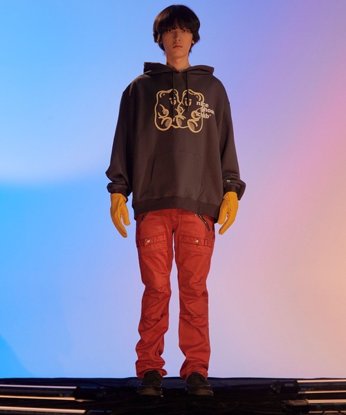 NICE GHOST CLUB(ナイスゴーストクラブ)の「【UNISEX】niceghostclub/GUMMY BEAR フーディー 2277344(スウェット・レディース・ホワイト/ライトグレー/チャコール/ネイビー・SMALL/MEDIUM/LARGE)」の9枚目の写真