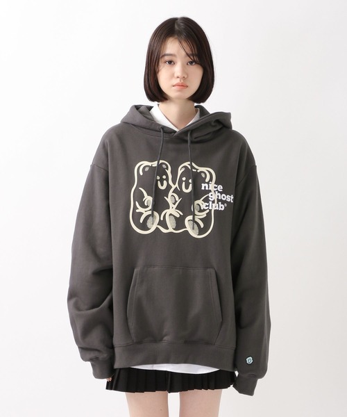 ★Nice Ghost Club★配色切り替えトレーナー NICE GHOST CLUB トレーナー スウェット A'GEM/9 × .kom 「NICE