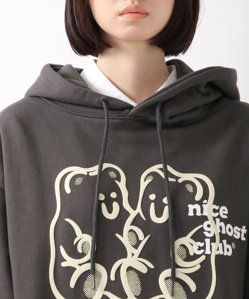 NICE GHOST CLUB(ナイスゴーストクラブ)の「【UNISEX】niceghostclub/GUMMY BEAR フーディー 2277344(スウェット・レディース・ホワイト/ライトグレー/チャコール/ネイビー・SMALL/MEDIUM/LARGE)」の14枚目の写真